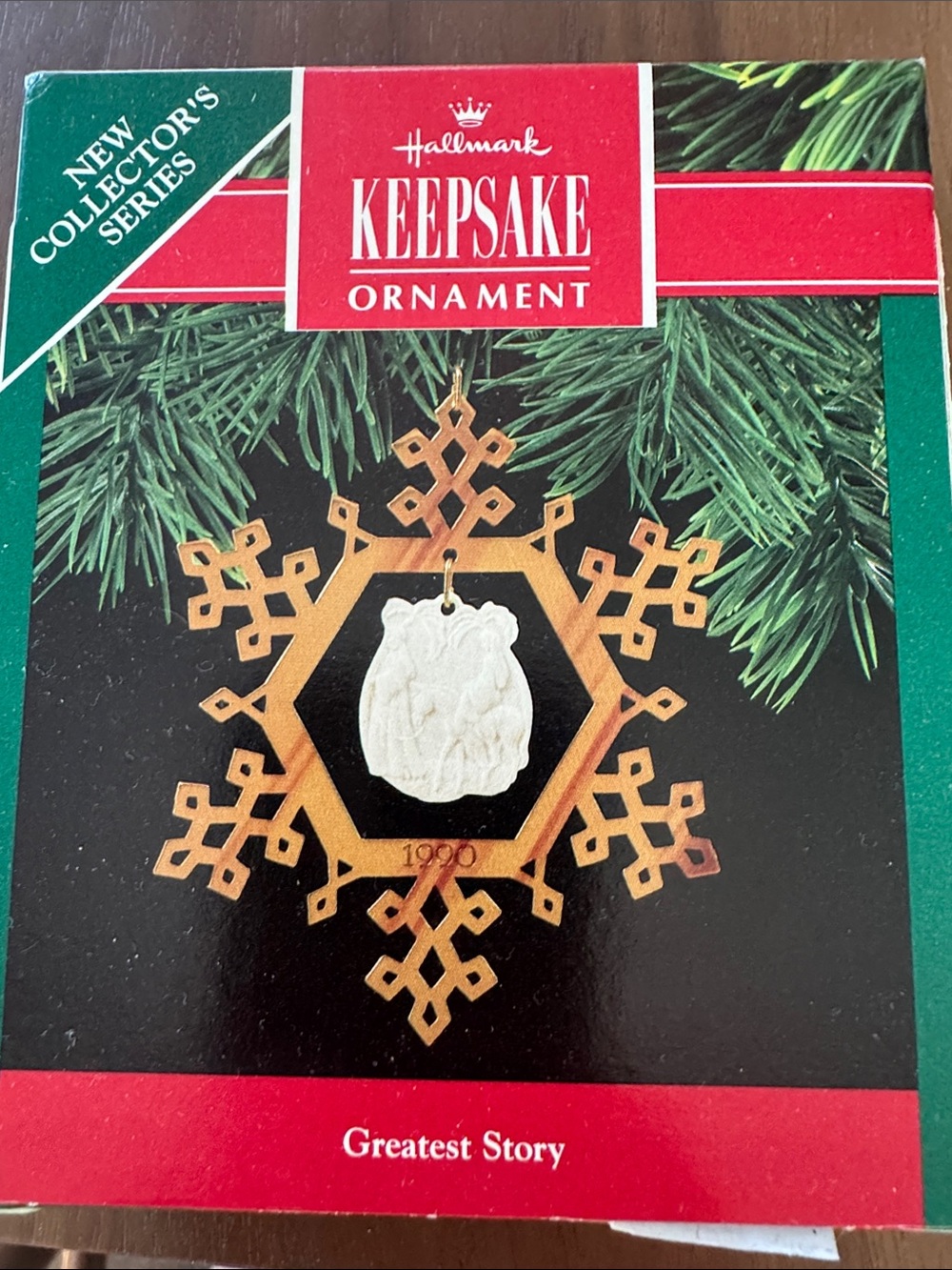 Vintage Hallmark Keepsake Ornament 1990: Greatest Story